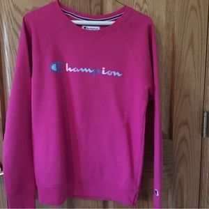 Women’s champion pink sweatshirt